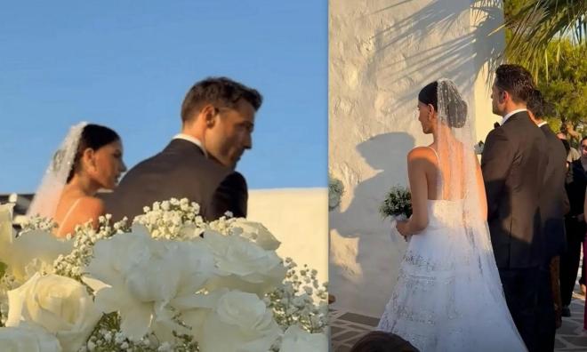 Φωτογραφίες από τον γάμο της Αλεξάνδρας Νίκα και του Κωνσταντίνου Αργυρού