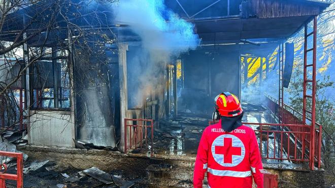 Ελληνικός Ερυθρός Σταυρός: Μέτρα προστασίας έπειτα από πυρκαγιά