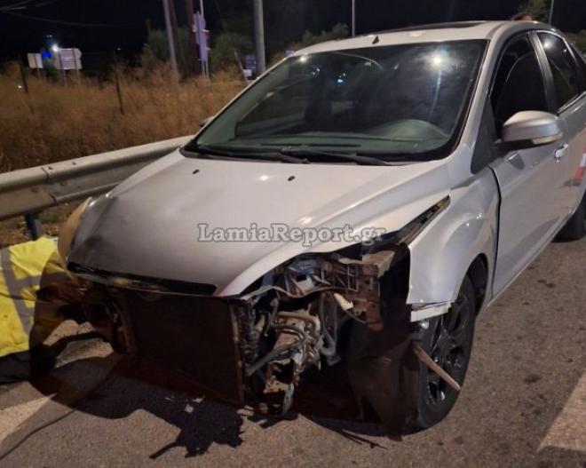 Στο σημείο του δυστυχήματος στην Αταλάντη