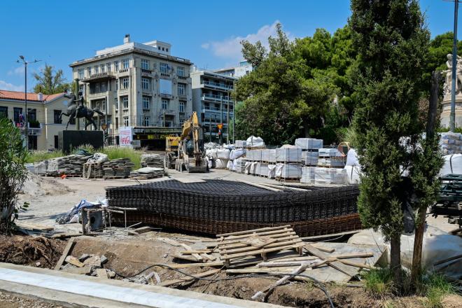 Εργασίες στη Βασιλίσσης Όλγας
