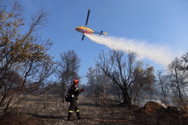 Η πυργαγιά στην Παιανία για την οποία κατηγορήθηκε για εμπρησμό από πρόθεση 62χρονος 