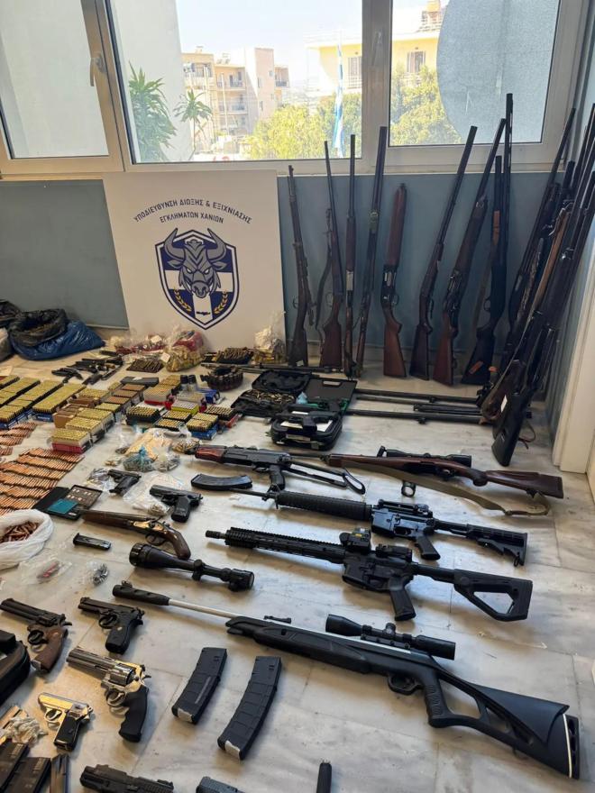 Τα μέλη της μαφίας της Κρήτης κατηγορούνται μεταξύ άλλων για διακίνηση όπλων - Eurokinissi