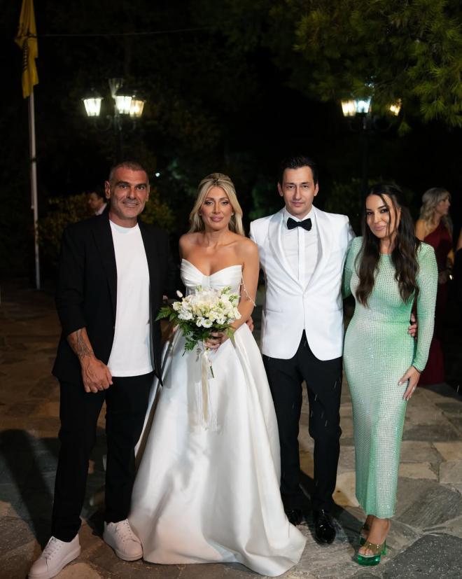Πάνος Καλίδης – Λεάννα Μάρκογλου: Το φωτογραφικό άλμπουμ του γάμου τους