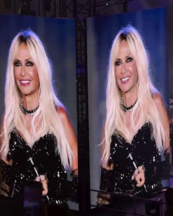Μία από τις φωτογραφίες που πόσταρε η Αννα Βίσση από τη συναυλία