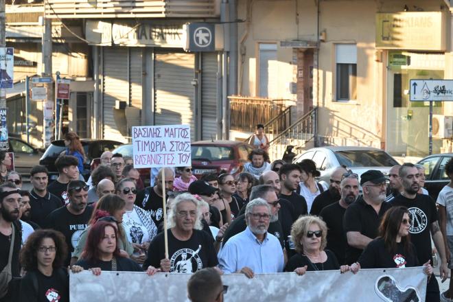 Πορεία για τον Παύλο Φύσσα στο Κερατσίνι