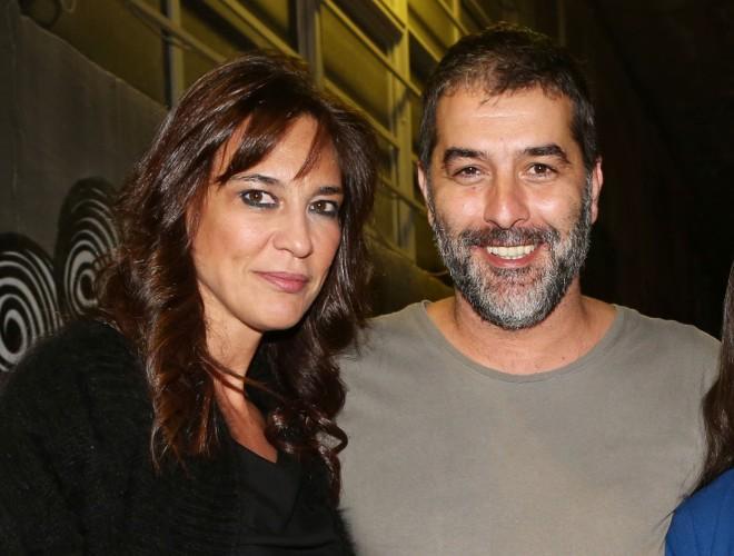 Μέχρι να χωρίσουν, η Κωνσταντίνα Μπεκιάρη στήριζε κάθε βήμα του Βασίλη Μπισμπίκη στο θέατρο /Φωτογραφία NDP Photo Agency