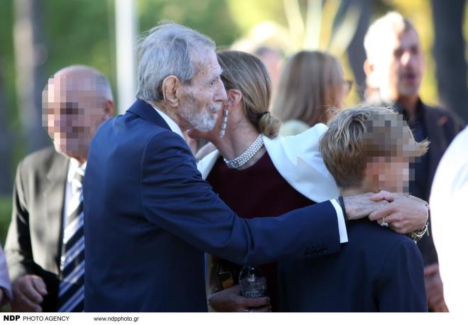 Ο πατέρας του γαμπρού Γιώργος Βαρδινογιάννης