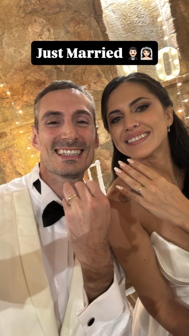 Γάμος Παναγιώτη Τριβυζά- Ιωάννας Καραΐσκου/ instagram