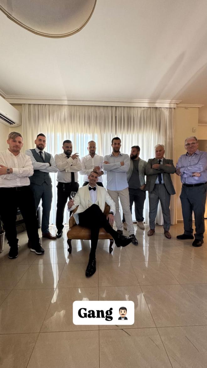 Γάμος Παναγιώτη Τριβυζά- Ιωάννας Καραΐσκου/ instagram