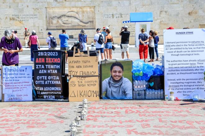 Απεργία πείνας Πάνου Ρούτσι στο Σύνταγμα