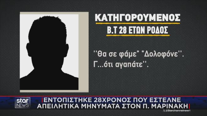 Οι απειλές του 28χρονου 