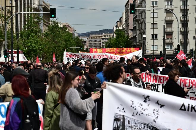 Στην 24ωτη απεργία συμμετέχουν οι εργαζόμενοι στα μέσα μεταφοράς, οι εκπαιδευτικοί, οι εργαζόμενοι στους Δήμους, κ.α. - φωτο αρχείου Eurokinissi