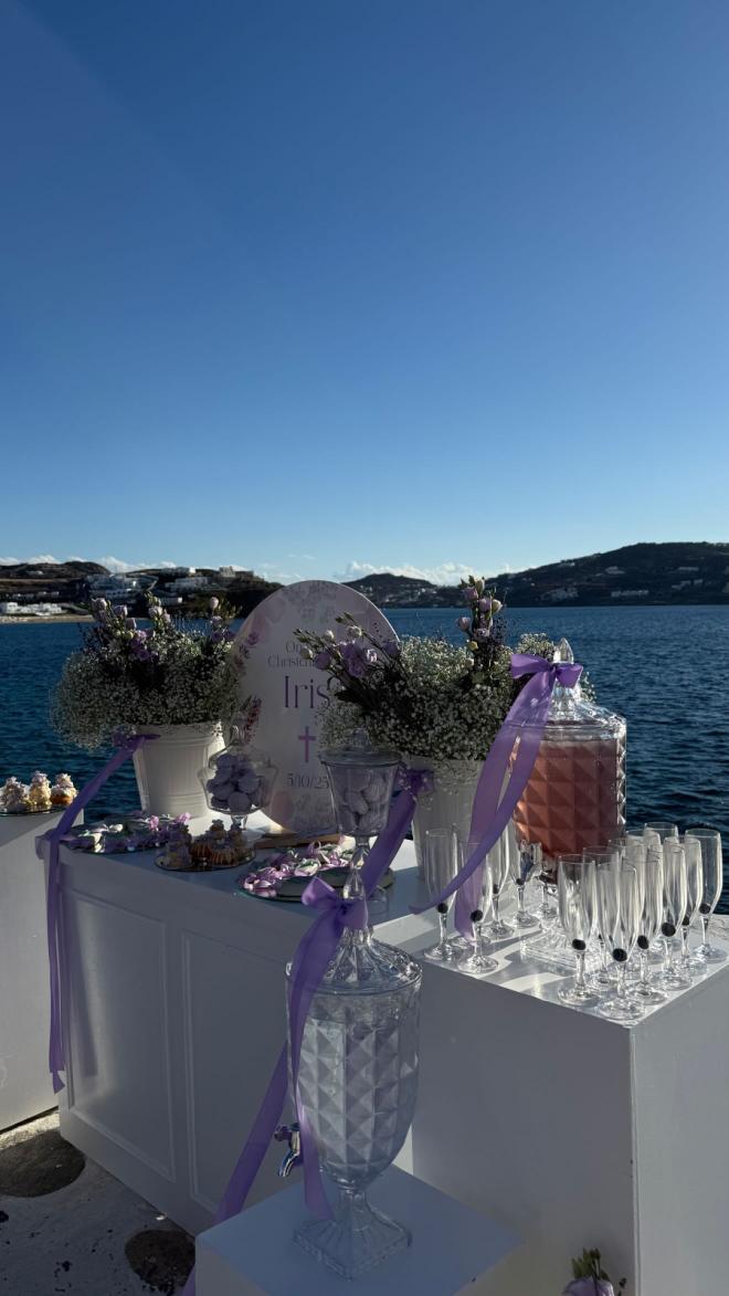 Ιωάννα Τούνη: Έγινε νονά στη Μύκονο μαζί με τις κολλητές της