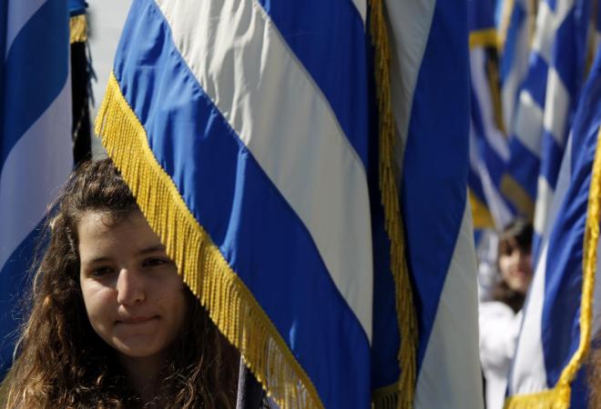 Mαθητική παρέλαση στην Αθήνα/ΦΩΤΟ αρχείου AP