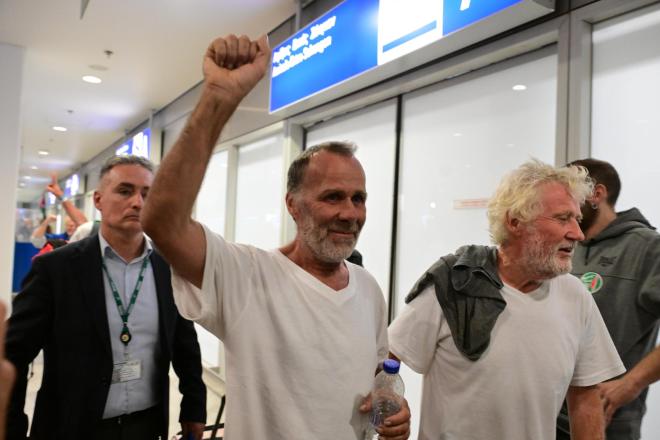 Υποδοχή του Global Sumud Flotilla