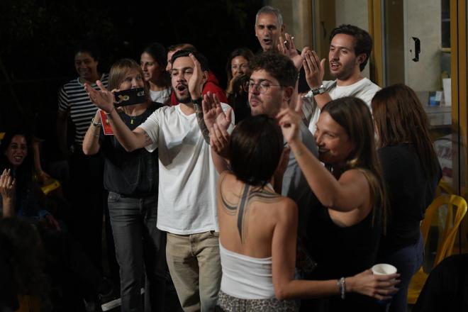 Γάζα εκεχειρία πανηγυρισμοί 6