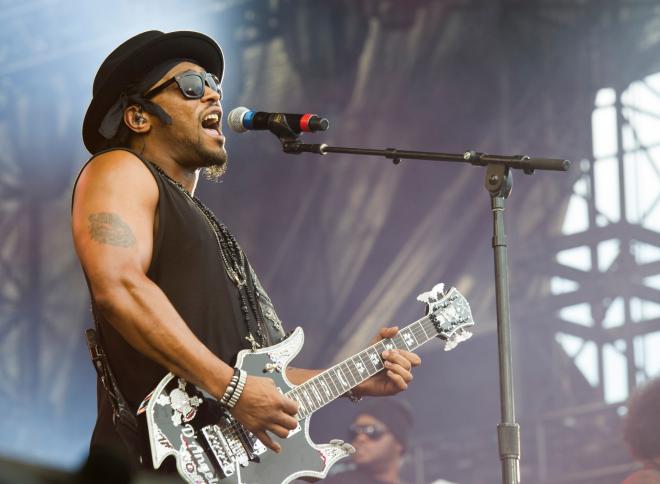 Ο D'Angelo στο Made in America φεστιβάλ το 2012