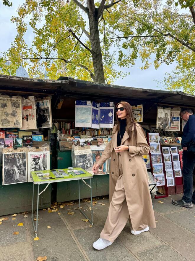 Ηλιάνα Παπαγεωργίου: Το φθινοπωρινό outfit που επέλεξε στο Παρίσι