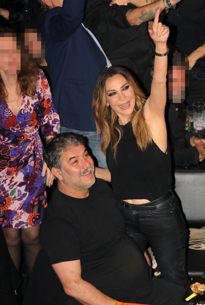 Στιγμιότυπο από βραδινή έξοδο του ζευγάριου στο VOX τον περασμένο Απρίλιο / NDP Photo Agency (Νίκος Δρούκας)