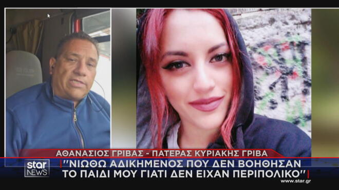  ο πατέρας της αδικοχαμένης Κυριακής Γρίβα