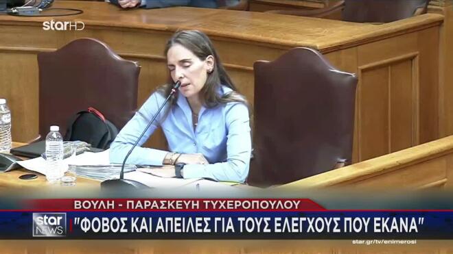 Παρασκευή Τυχεροπούλου: «Φόβος και απειλές για τους ελέγχους που έκανα»