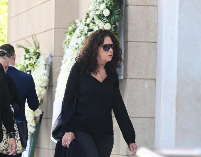 Κηδεία Διονύση Σαββόπουλου: Ελευθερία Αρβανιτάκη