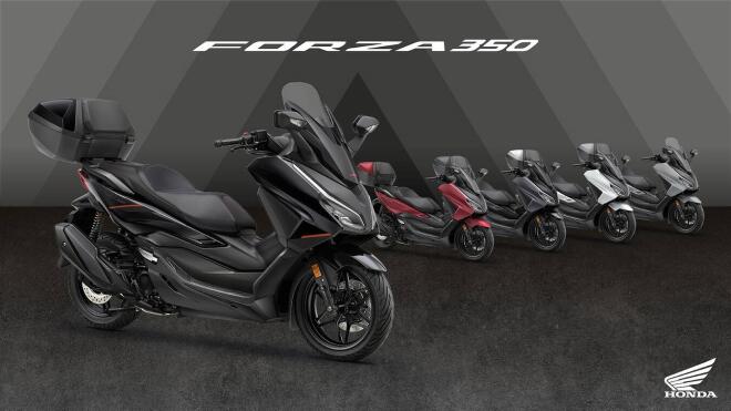 Honda Forza 125 και Forza 350: Δείτε τα νέα χρώματα
