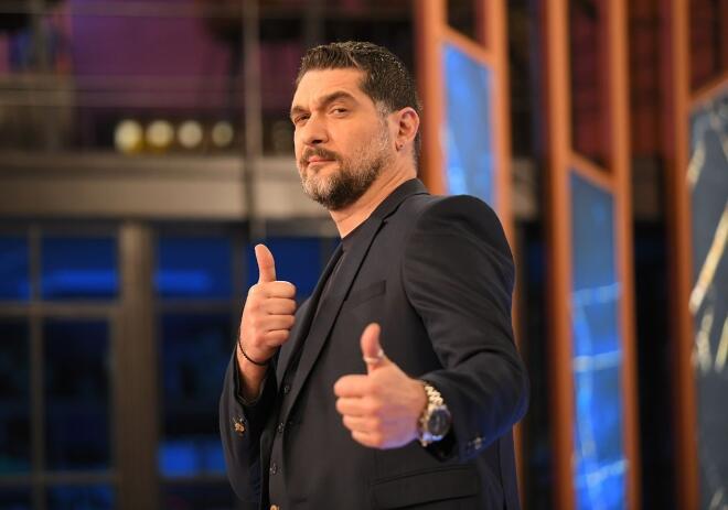 Ο Πάνος Ιωαννίδης στο πλατό του MasterChef