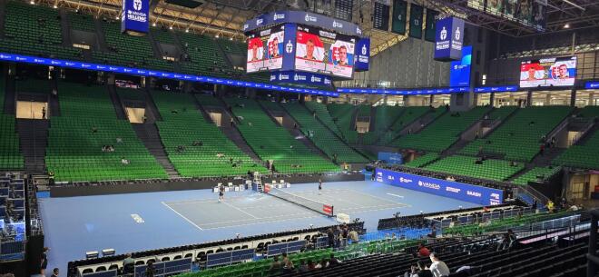 Δημοσιογραφική ανταπόκριση από Telekom Center - ATP Athens (Κάρολος Αλκαλάι)