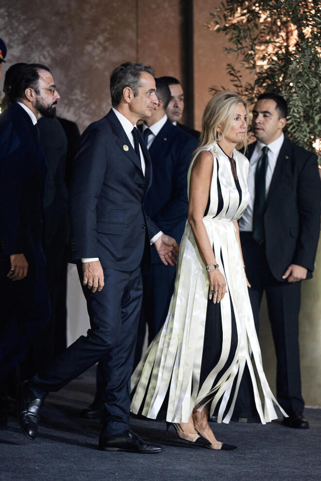  Κυριάκος Μητσοτάκης που συνοδευόταν από την σύζυγό του, Μαρέβα