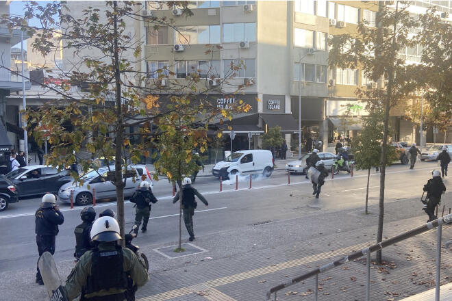 επεισόδια εφετείο Θεσσαλονίκης 1