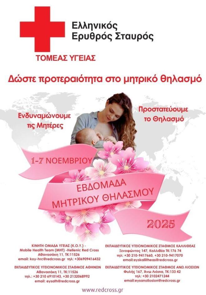 Μητρικός θηλασμός: Βίντεο με οδηγίες από τον Ερυθρό Σταυρό