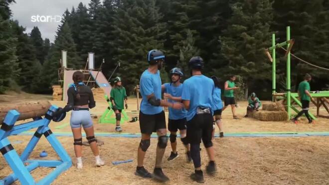 Φάρμα: Η έκρηξη του Βασίλη και οι προσπάθειες των «γαλάζιων» να τον ηρεμήσουν