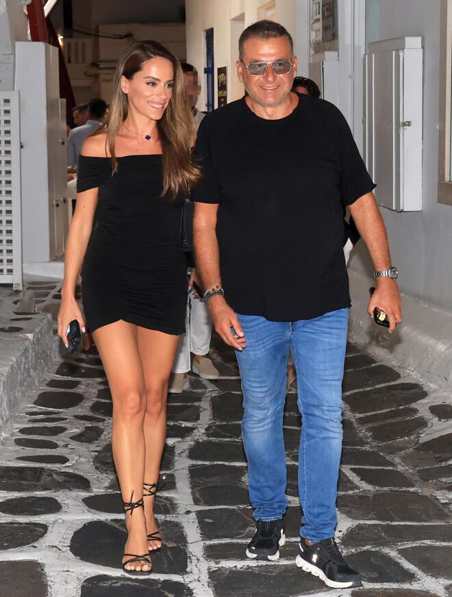 Η Μαρία Αντωνά κι ο Γιώργος Λιάγκας πρόσφατα βρέθηκαν στη Μύκονο