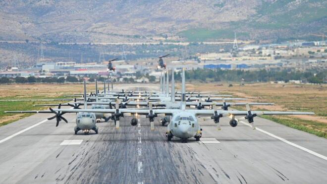 Στα ύψη η διαθεσιμότητα των μεταγωγικών C - 130
