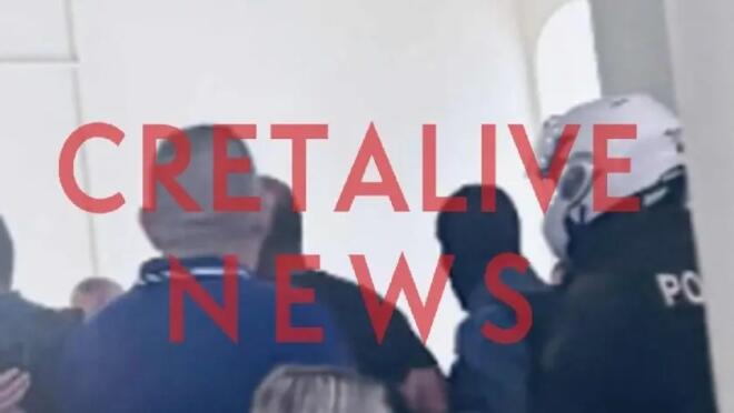 Ο 43χρονος με αλεξίσφαιρο γιλέκο στα δικαστήρια Ηρακλείου - cretalive.gr