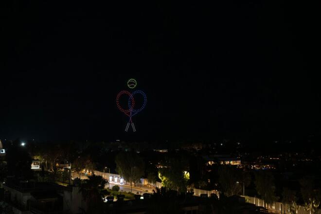 Το εντυπωσιακό drone show για το Hellenic Championship