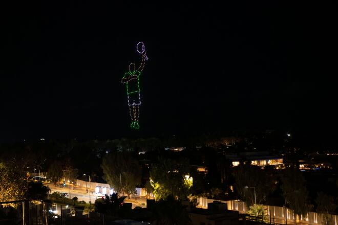 Η Αθήνα φωτίστηκε από εντυπωσιακό drone show για το Hellenic Championship