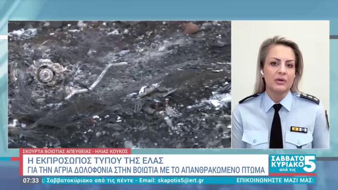 Βοιωτία: Το απομονομένο σημείο όπου βρέθηκε το απανθρακωμένο πτώμα / βίντεο ΕΡΤ