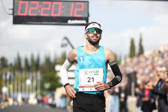 Ο Παναγιώτης Καραΐσκος πρώτος Έλληνας που τερμάτισε στον 42ο Μαραθώνιο/ ΙΝΤΙΜΕ ΜΗΤΣΑΚΟΣ ΔΗΜΗΤΡΗΣ