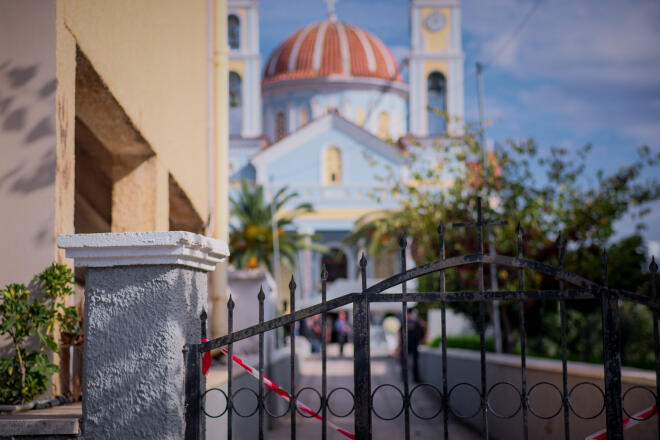 H εκκλησία στα Βορίζια Ηρακλείου / Eurokinissi ΓΙΑΝΝΗΣ ΑΓΓΕΛΑΚΗΣ