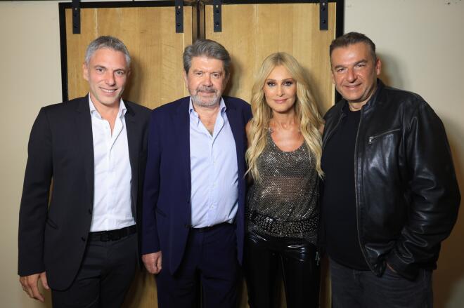 Σπύρος Λάζαρης- Γιάννης Λάτσιος- Νατάσα Θεοδωρίδου- Γιώργος Λιάγκας/ NDP Νίκος Ζότος