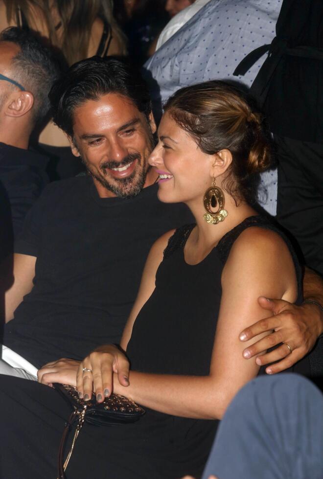 Βαγγέλης Ταρασιάδης- Δέσποινα Καμπούρη σε βραδινή έξοδο, το 2017/ NDP