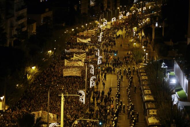Πορεία Επέτειος Πολυτεχνείου/Φωτο AP