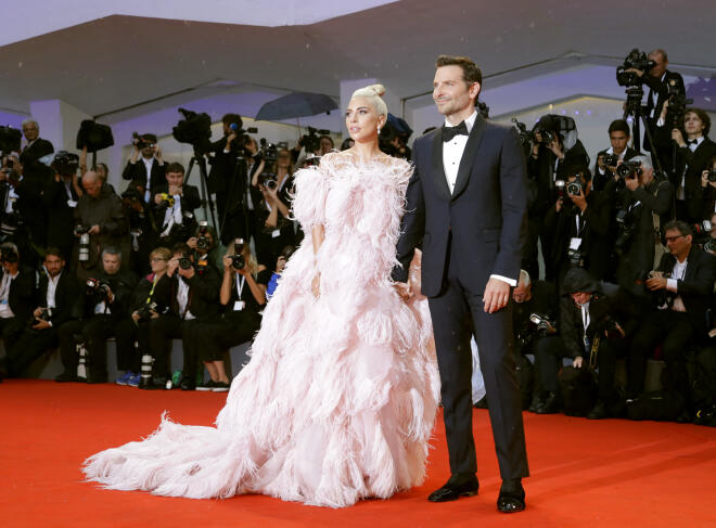 Lady Gaga και Bradley Cooper στο Φεστιβάλ Κινηματογράφου της Βενετίας, το 2018 (AP Photo/Kirsty Wigglesworth)