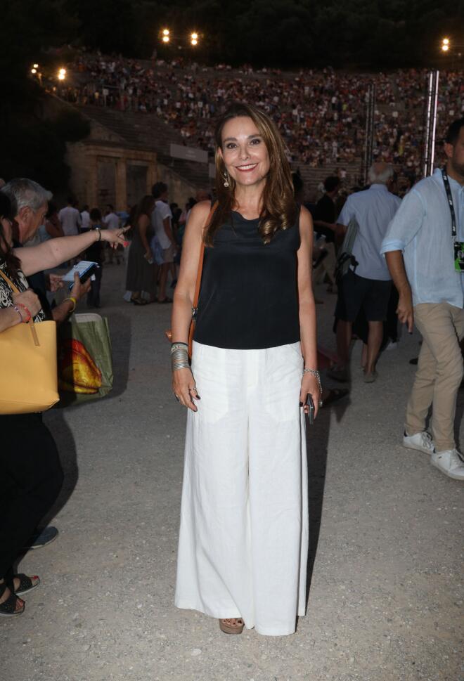 Η Λήδα Ματσάγγου στην Επίδαυρο, τον Ιούνιο του 2025/ NDP ΘΩΜΑΣ ΔΑΣΚΑΛΑΚΗΣ