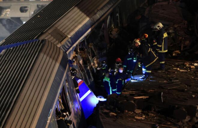 Σύγκρουση τρένων στα Τέμπη