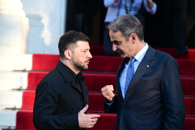 Βολοντίμιρ Ζελένσκι Κυριάκος Μητσοτάκης