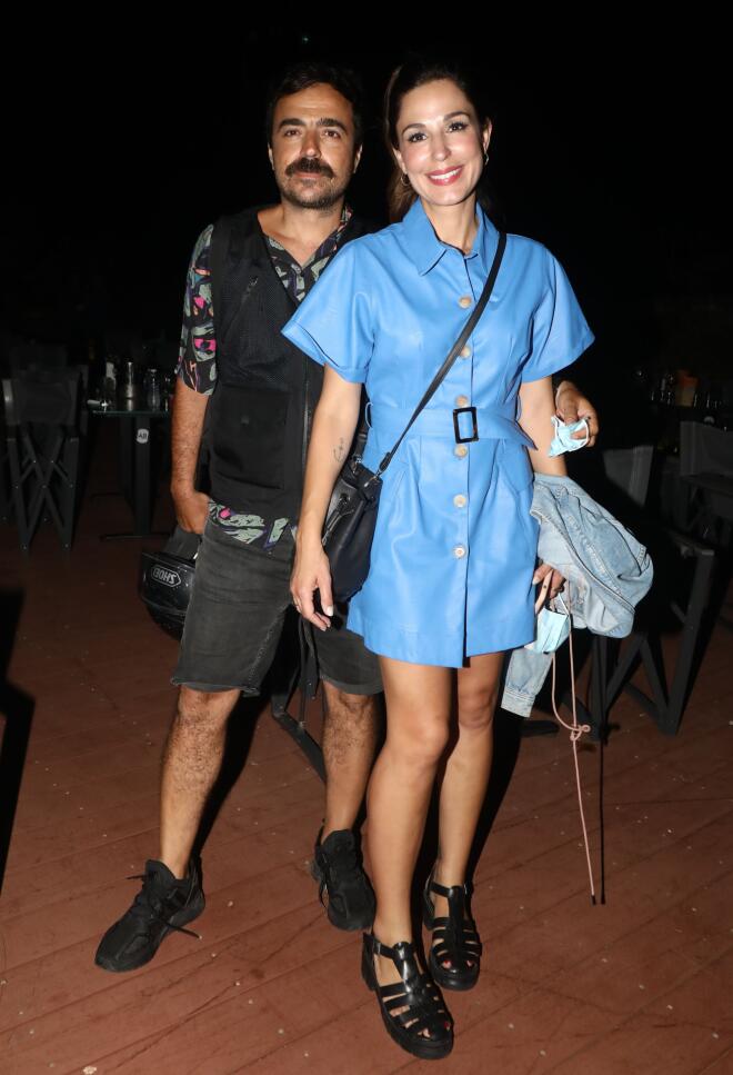 Η Κατερίνα Παπουτσάκη με τον πρώην σύζυγό της, Παναγιώτη Πιλαφά