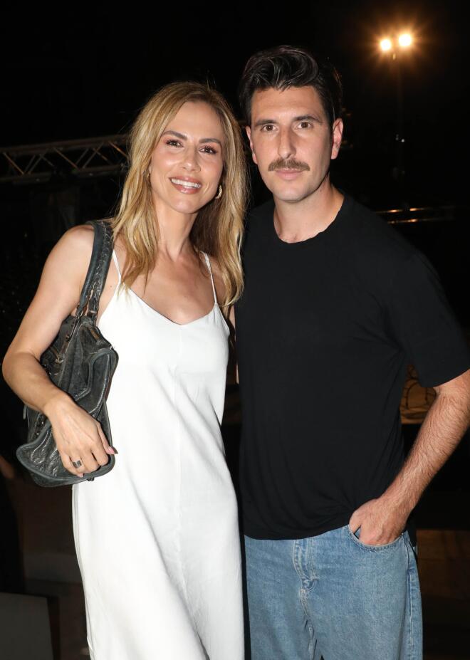 Η Ντορέττα Παπαδημητρίου κι ο Γιώργος Γεροντιδάκης στην πρώτη τους δημόσια εμφάνιση